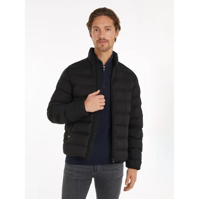 Abbildung von Tommy Hilfiger MID Weight Stand Collar Jacket Übergangsjacke, Herren, Größe: Large, Black