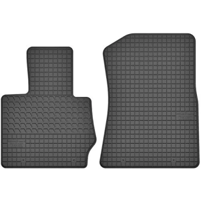 Abbildung von Gummimatten Vorne Gummi Fußmatten Satz für BMW X3 F25 (2010 2017) / X4 F26 (2014 2018) 2 teilig Passgenau