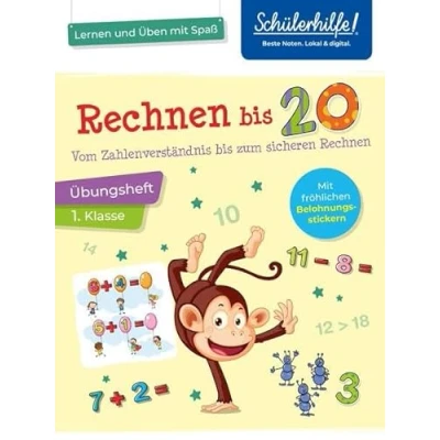 Abbildung von Rechnen bis 20 Übungsheft 1. Klasse: Vom Zahlenverständnis zum sicheren