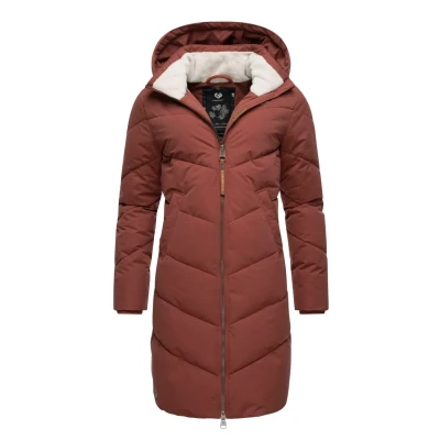Abbildung von Ragwear Rebelka Wintermantel, Damen, Größe: Small, Terracotta