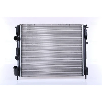 Abbildung von NISSENS 638081 Kühler, Motorkühlung Aluminium 480 415 23 Kühlrippen mechanisch gefügt RENAULT: CLIO 2, Kangoo I, I Rapid