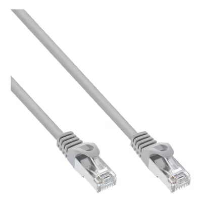 Abbildung von InLine® Patchkabel, SF/UTP, Cat.5e, grau, 0,5m