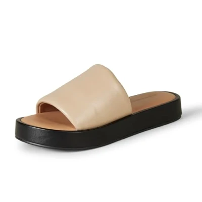 Abbildung von Amazon Essentials Damen Flatform Schlappensandale, Sand, 39 EU