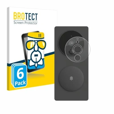 Abbildung von BROTECT Schutzglas für Aqara SVD KIT1 (Smarte Video Türklingel G4) (6 Stück) Schutzfolie Panzer Folie Glas [Extrem Kratzfest 9H, Anti Fingerprint,