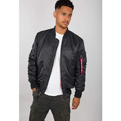 Abbildung von Alpha Industries Herren MA 1 VF 59 Long Bomberjacke, Iron Grey, M