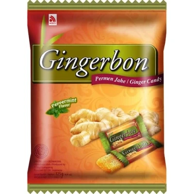 Abbildung von GINGERBON Ingwer Pfefferminz Bonbons (1 X 125 GR)