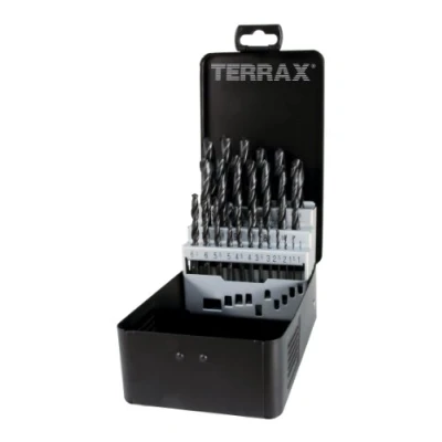 Abbildung von Ruko Terrax Spiralbohrer Satz DIN 338 HSS R 1 13 mm A116721A205211