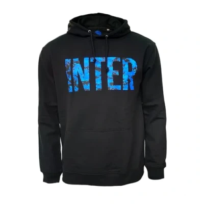 Abbildung von ZeroPlayer Unisex Inter Hoodie Pixel Camo Schwarz Kapuzenpullover, blau, XL