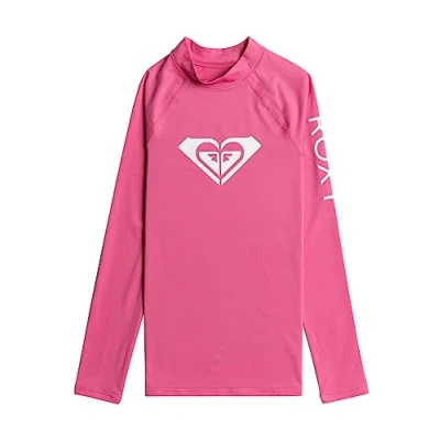 Abbildung von Roxy Whole Hearted Langärmliger Rashguard mit UPF 50 für Mädchen 8 16 Rosa