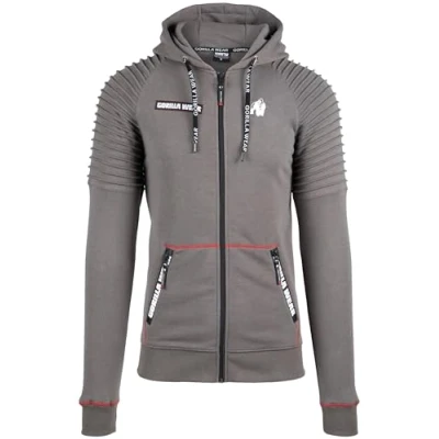 Abbildung von Gorilla Wear Sweatjacke, Herren, Größe: XL, Gray