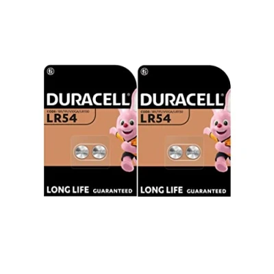 Abbildung von 4 x Duracell LR54 LR1130 V10GA 189 191 (2 Blister mit 2 Batterien) Batterien