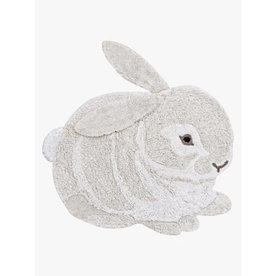 Abbildung von Lorena Canals Waschbarer Tierteppich 130x135 cm, Kaninchen