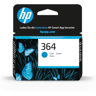 Abbildung von HP 364 (CB318EE) Cyan Druckerpatrone
