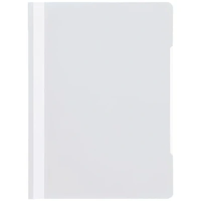 Abbildung von Conipa® 25 x Schnellhefter Transparent DIN A4 (Set) mit Beschriftungsfeld PP Kunststoff (Plastik) Hefter &amp; Mappe Schule Büro (stabil) Heft Mappen Organisation (PVC frei) transparentes Deckblatt