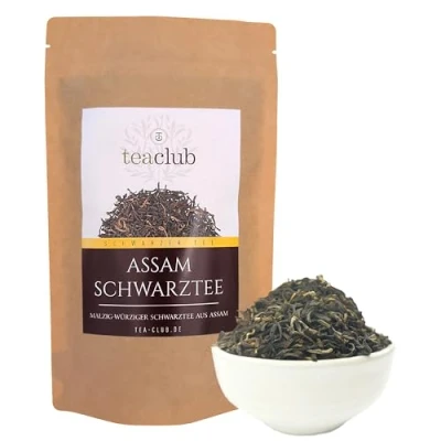 Abbildung von Assam Schwarzer Tee Lose 500g, Second Flush Schwarztee, Ostfriesentee Kräftig Würzig Malzig, TeaClub Black Tea