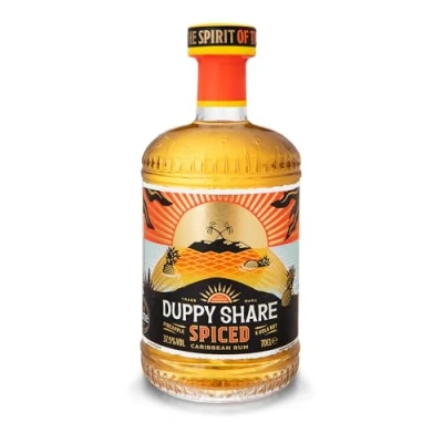 Abbildung von Duppy Share Spiced Rum Harmonie von Ananas, Ingwer und Orange 700ml 40% vol.
