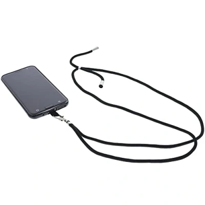 Abbildung von foto kontor Hülle kompatibel mit Emporia Smart 5 Umhängetasche TPU Schutzhülle Tasche Kette schwarz