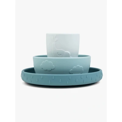 Abbildung von Done By Deer Stick &amp; Stay Geschirr Set Friends, Blue
