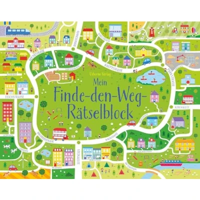 Abbildung von Mein Finde den Weg Rätselblock (Usborne Mitmach Blöcke)