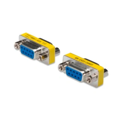 Abbildung von DIGITUS D Sub 9 Gender Changer Adapter Pin Kupplung Buchse zu RS 232 485 TTL Metallgehäuse