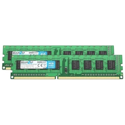 Abbildung von BRAINZAP 8GB DDR3 RAM DIMM PC3 10600U 09 10 B0 2Rx8 1333 MHz 1.5V CL9 Computer PC Arbeitsspeicher (2X 4GB)