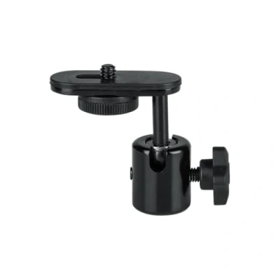 Abbildung von Gator Frameworks Kamerahalterung mit Kugelkopf und Adapter für Mikrofonständer (GFW MIC CAMERA MT)