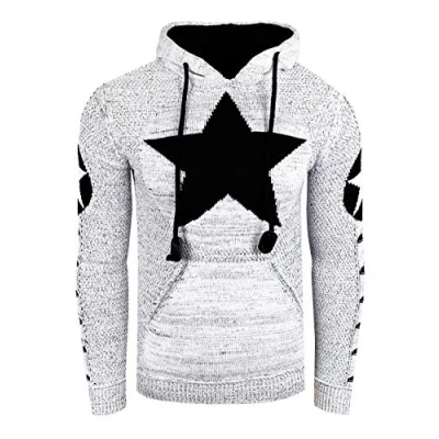 Abbildung von Rusty Neal Kapuzensweatshirt mit großem Stern Design