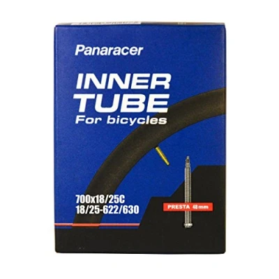Abbildung von panaracer Fahrradschlauch, Sclaverandventil, viele Verschiedene Größen, 3340486080 mm Ventile, Single oder Zwei Pack, Unisex, schwarz
