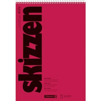 Abbildung von Skizzenblock 24x34cm 50Bl Spirale