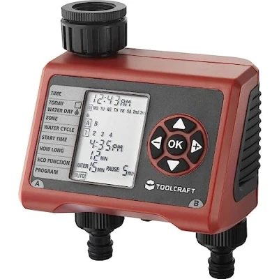 Abbildung von TOOLCRAFT Easy Duo TO 7141443 Wassersteuerung batteriebetrieben