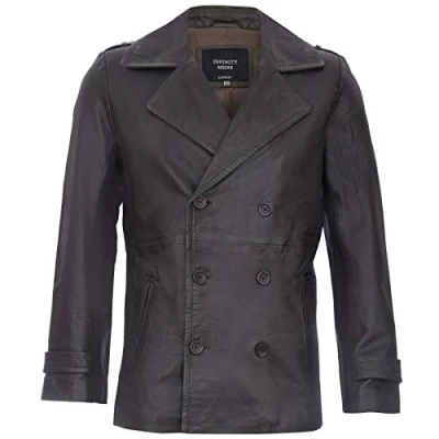 Abbildung von Herren Leder Peacoat Amara