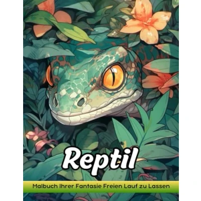 Abbildung von Reptil: Malbuch Für Erwachsene Mit Reptilien Zum Stressabbau Und Zur Entspannung