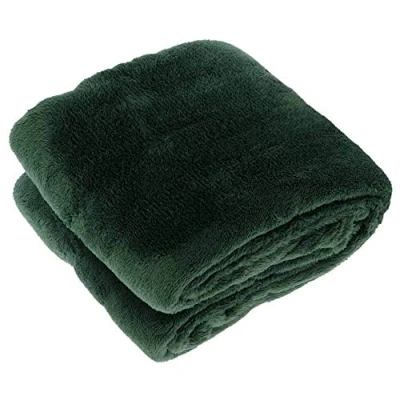 Abbildung von Decken Plaid justin l150b200cm dunkelgrün Unique Living