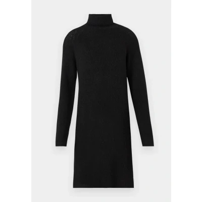 Abbildung von Pieces Pcellen LS HIGH NECK NOOS BC Strickkleid, Damen, Größe: Large, Black
