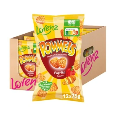 Abbildung von Lorenz Snack World Pommels Paprika, 12er Pack (12 x 75 g)