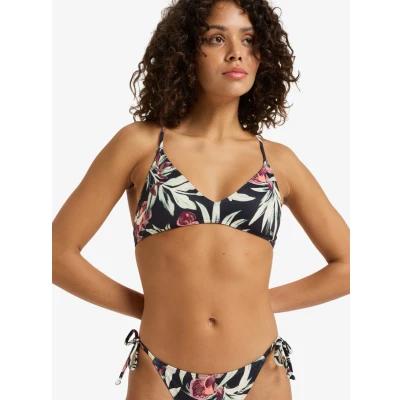 Abbildung von Roxy Beach Classics Strappy Bikinitop, Damen, Größe: Large, Anthracite