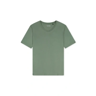 Abbildung von Schiesser V Ausschnitt Nachtwäsche Shirt, Herren, Größe: 50, Khaki