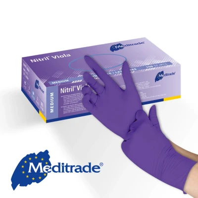 Abbildung von Nitril Viola Gr. XL 100 Handschuhe