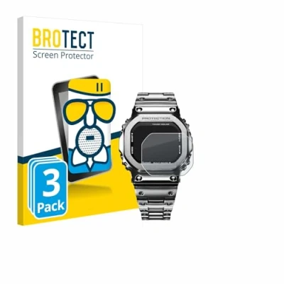 Abbildung von BROTECT Entspiegelungs Schutzglas für Casio G Shock GMW B5000D 1ER (3 Stück) Schutz Folie Panzerfolie Glas Matt [Extrem Kratzfest 9H, Anti Reflex]