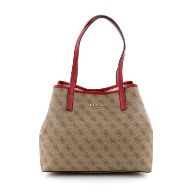Abbildung von Guess Vikky SET Handtasche, Damen, Größe: One Size, Brown