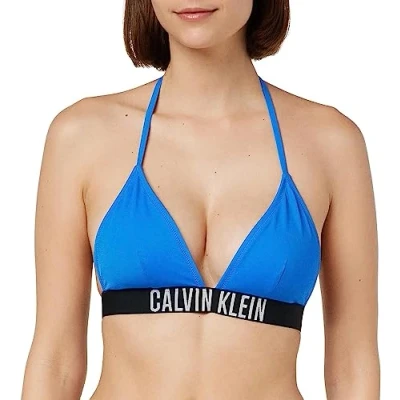 Abbildung von Calvin Klein Swimwear Triangle Bikinitop, Damen, Größe: 3XL, Dynamic blue