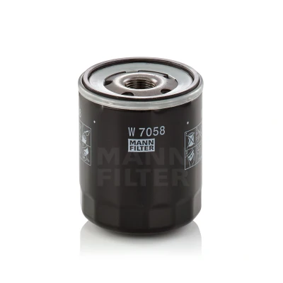Abbildung von MANN FILTER W 7058 Ölfilter M 20 X 1.5 mit einem Rücklaufsperrventil Anschraubfilter PEUGEOT: 306 Limousine, 508 I 208 II Schrägheck