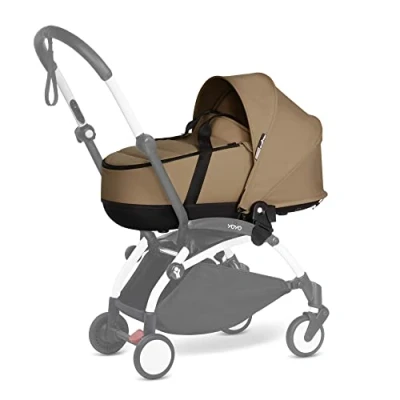 Abbildung von BABYZEN YOYO 0+ Liegewanne, Toffee mit dicker Doppelmatratze; Schale und Verdeck belüftet Nur YOYO2 Gestell verwendbar (separat erhältlich)
