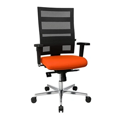 Abbildung von Topstar Bürostuhl Sitness X Pander Plus inkl. Multifunktions Armlehnen orange/schwarz