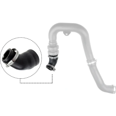 Abbildung von GATES 09 0935 Ladeluftschlauch AEM (Ethylen Acrylat Kautschuk) FORD: Ranger Mk3