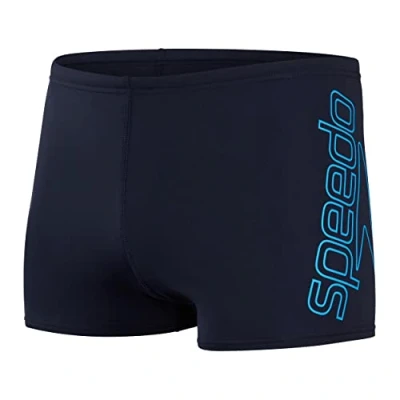 Abbildung von Speedo Herren Boom Logo Placement Aquashort, Marineblau/Blau, 2