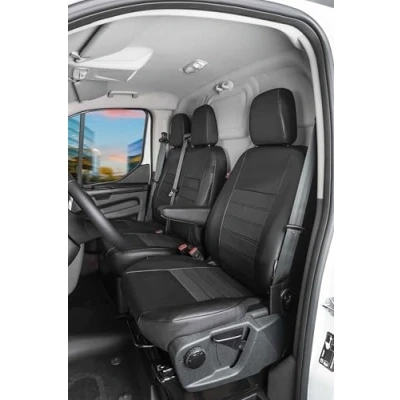 Abbildung von Walser Premium Transporter Sitzbezüge Auto kompatibel mit Citroen Jumper II 04/2006 Heute, Einzelsitzbezug vorne + Doppelbankbezug, Sitzbezüge, Sitzschoner Auto, Sitzauflagen Set für Van