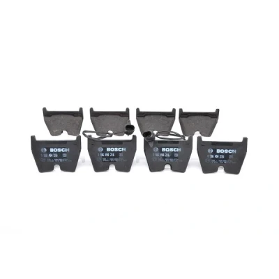 Abbildung von BOSCH 0 986 494 216 Bremsbelagsatz Low Metallic mit integriertem Verschleißsensor Anti Quietsch Blech, Montageanleitung AUDI: R8 Coupe