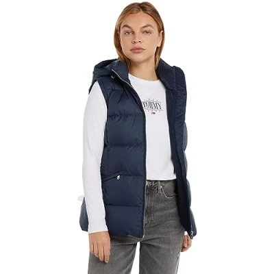 Abbildung von Tommy Hilfiger Feminine Weste, Damen, Größe: Large, Desert sky