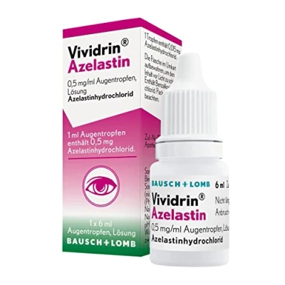 Abbildung von VIVIDRIN Azelastin 0,5 mg/ml Augentropfen 6 ml
